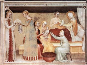 Giovanni Da Milano : The Birth of the Virgin